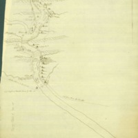 Segment of Joseph Shippen's map of the Susquehanna River