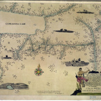  A mappe of Colonel Römers voyage to ye 5 Indian Nat